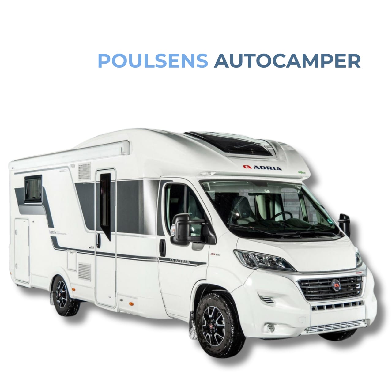 Vue extérieure avant du camping‑car semi‑intégré Adria MATRIX 670 SC 2020 d’occasion