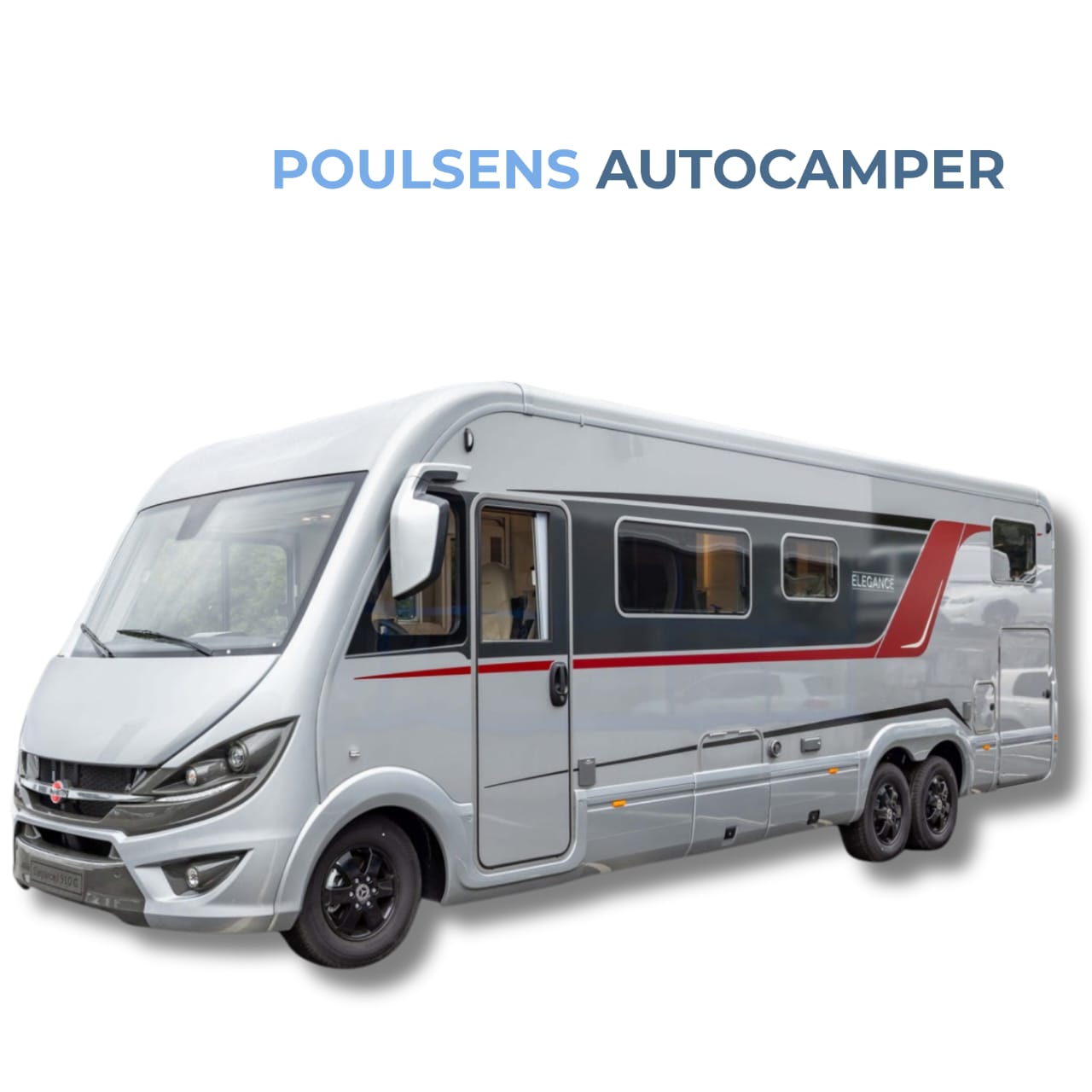 Vue extérieure avant du camping‑car intégral Bürstner Elegance I 910 G 2023 neuf