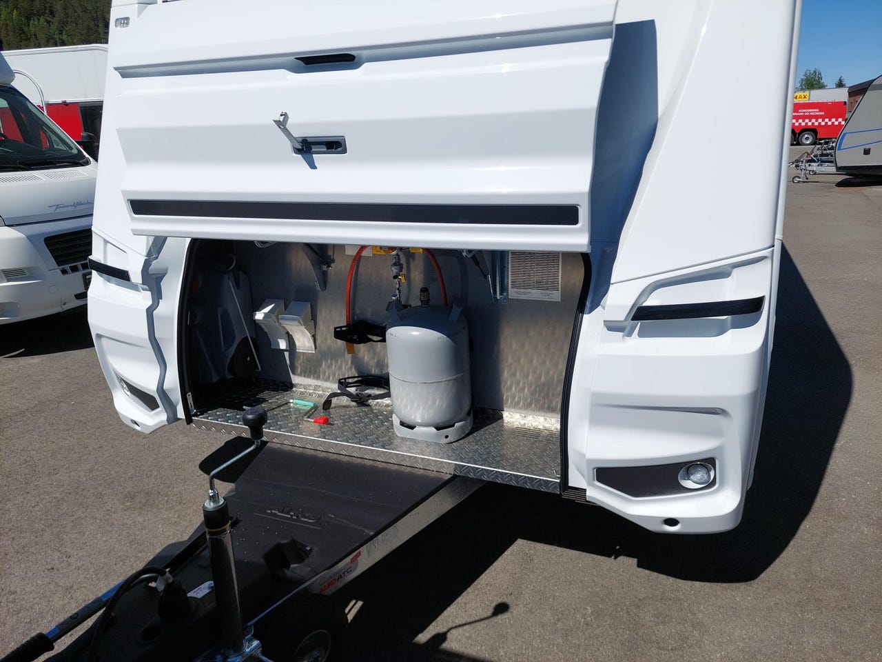 Vue extérieure de la Dethleffs Camper 730 FKR SNOW 2026