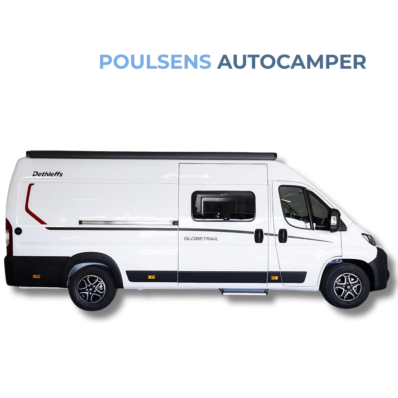 Vue extérieure du camping-car urbain Dethleffs Globetrail 640 ES 2026 avec design moderne et jantes alliage