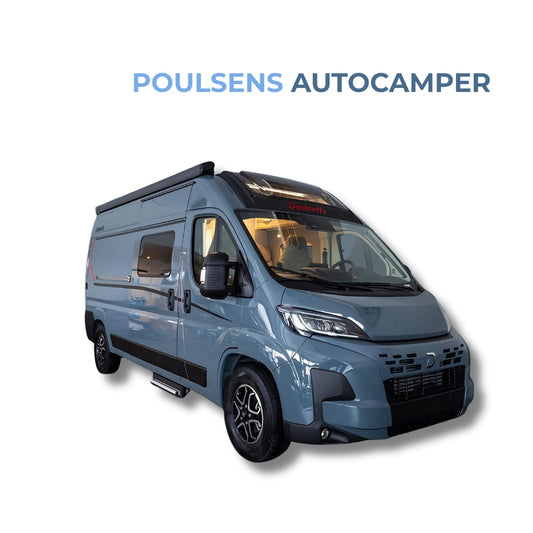 Vue extérieure avant du camping-car urbain Dethleffs GLOBETRAIL CVD 600 DS 2025 avec design moderne et jantes alliage