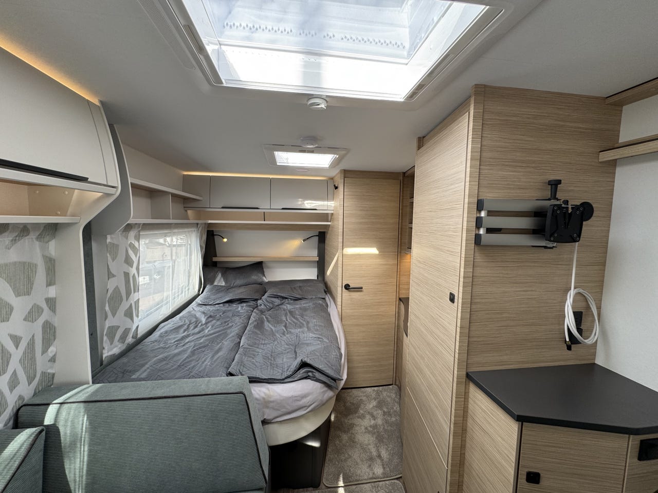 Espace couchage de la Fendt 390 FH APERO ACTIV