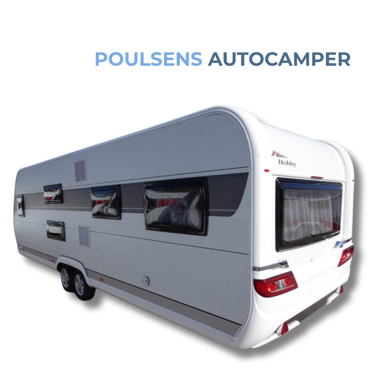 Vue arrière de la Hobby 720 UKFe Prestige