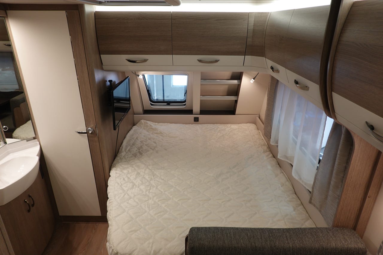 Espace couchage de la Hobby 720 UKFe Prestige