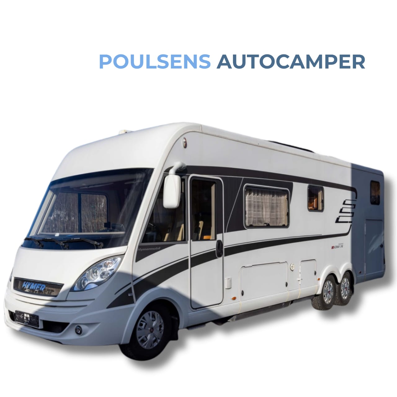Vue extérieure avant du camping‑car intégral Hymer B 878 SL 2017 d’occasion