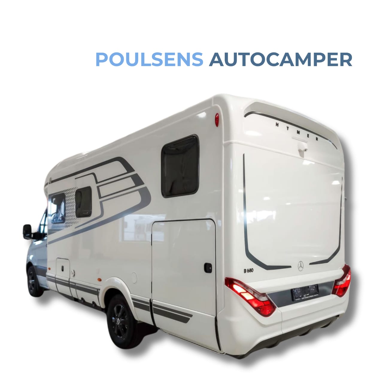 Vue arrière du Hymer B‑MC T 680 2026