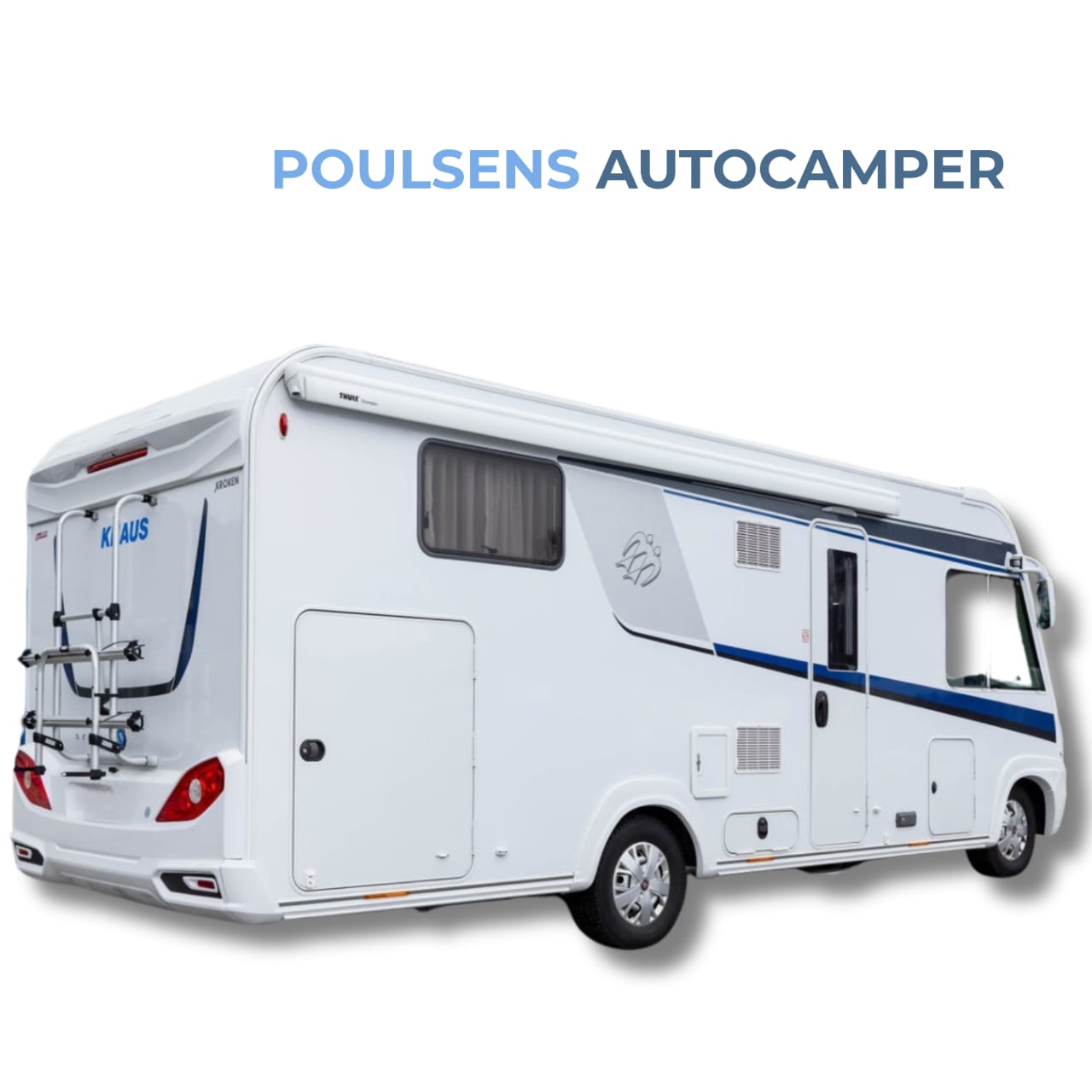 Vue arrière du Knaus SKY I 700 2017 avec auvent