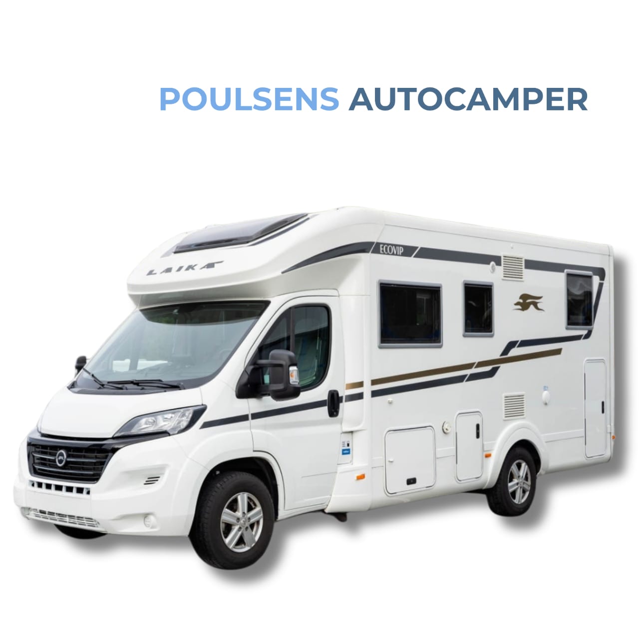 Vue extérieure avant du camping‑car semi‑intégré Laika Ecovip 3019 2021 d’occasion