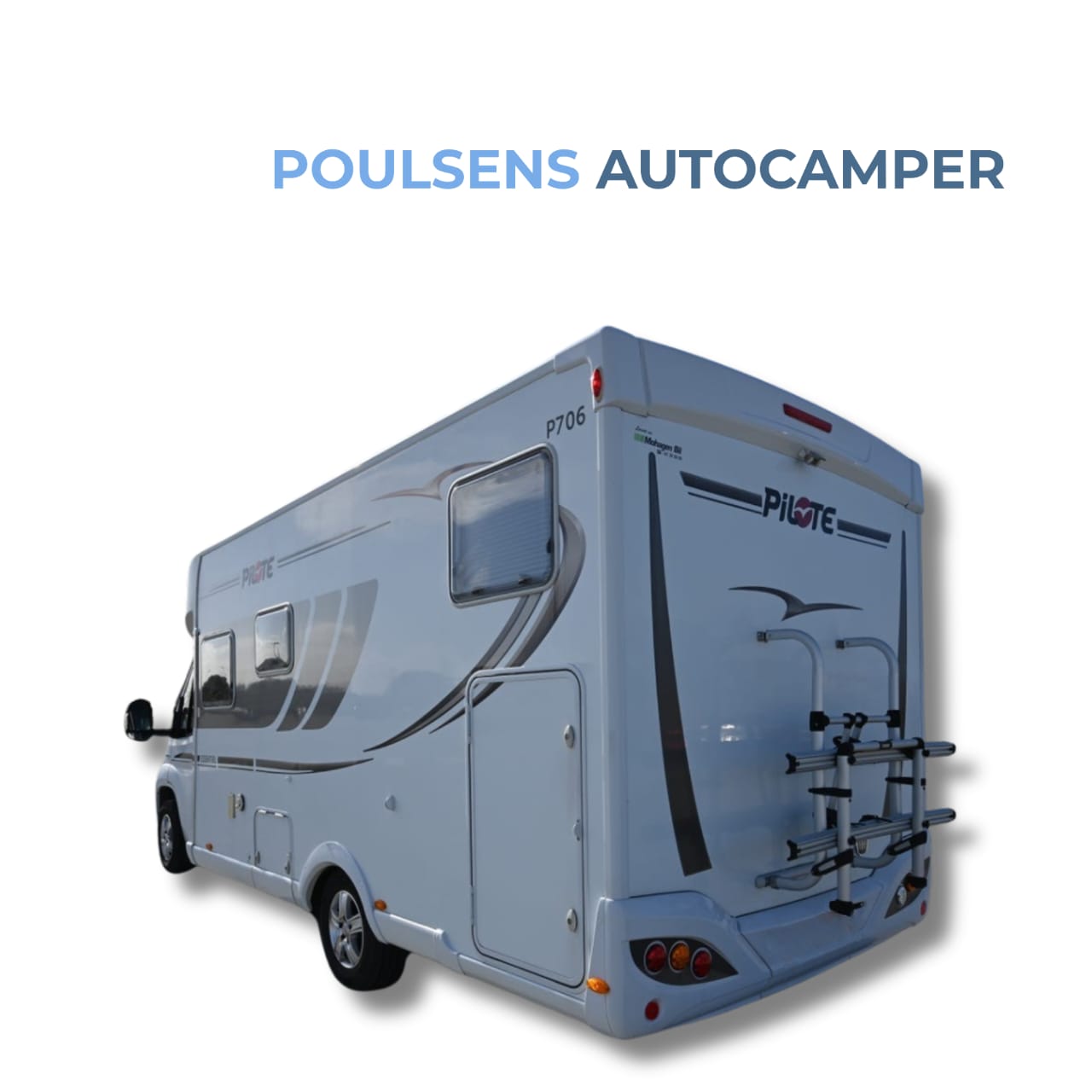Vue arrière du Pilote P706 Essentiel avec auvent