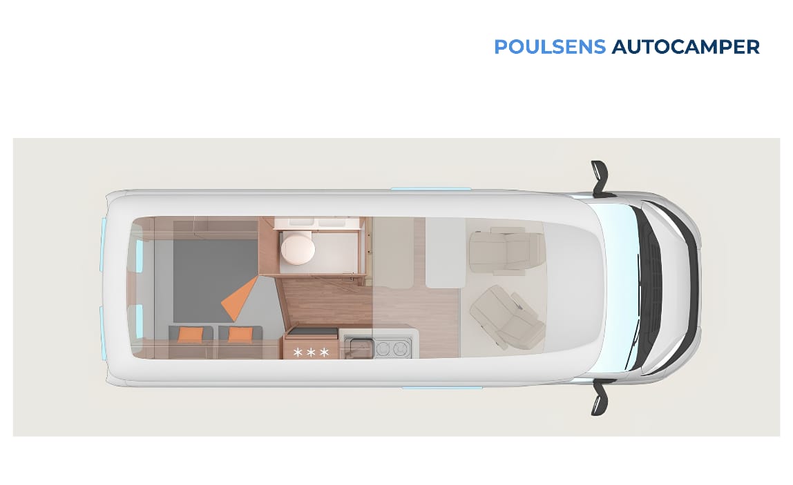 Vue extérieure du camping-car urbain Weinsberg CARABUS Grey Edition Fire 600 MQH 2026 avec design moderne et jantes alliage